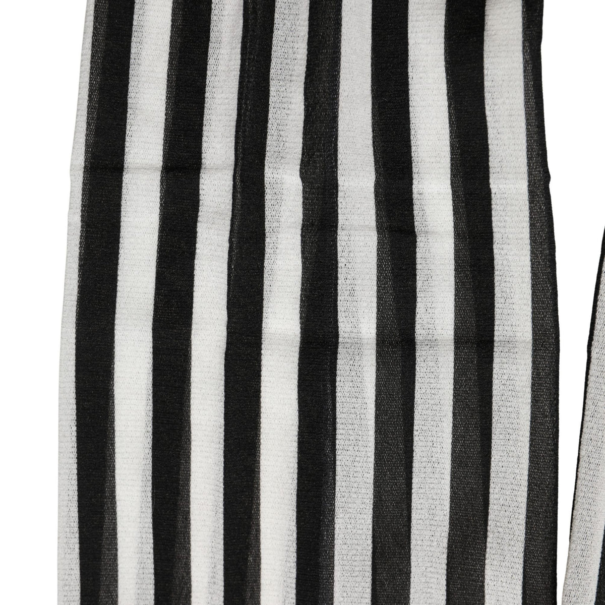 Dolce & Gabbana Black White Stripes Tights Stocking Pantyhose Socks