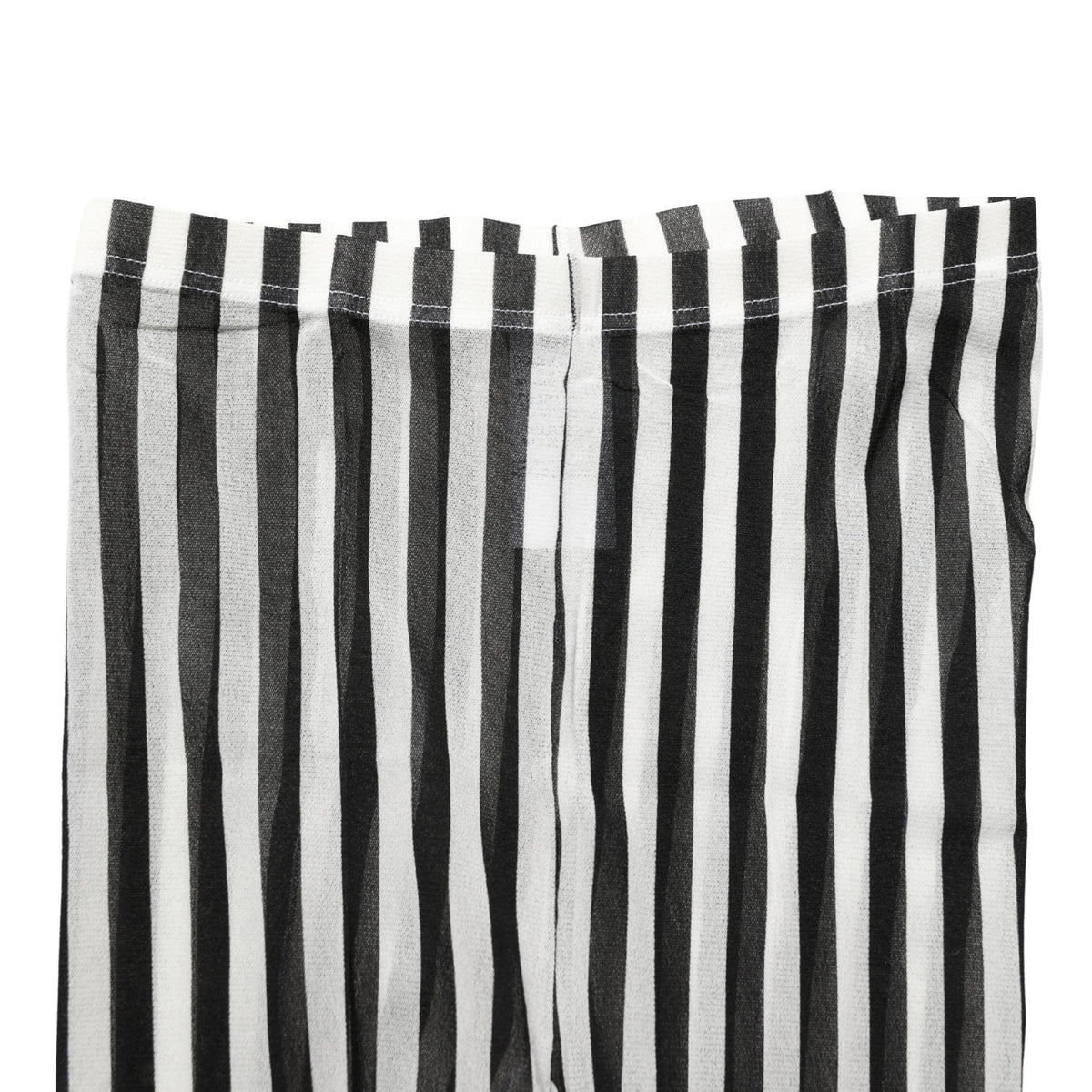 Dolce & Gabbana Black White Stripes Tights Stocking Pantyhose Socks