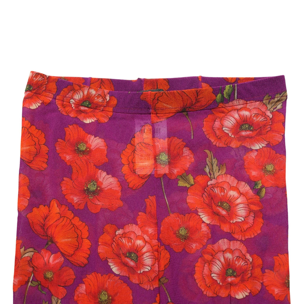 Dolce & Gabbana Purple Nylon Floral Print Tights Stockings Socks