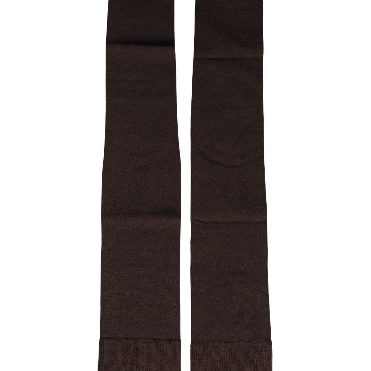Dolce & Gabbana Brown Nylon Over Calf Long Women Accessory Socks