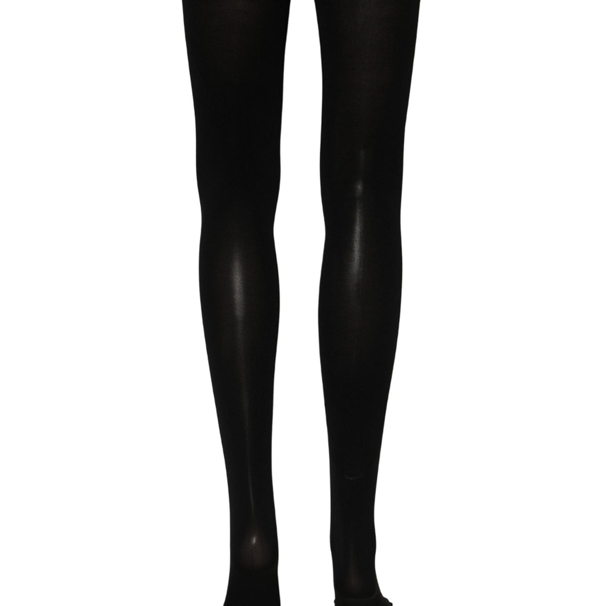 Dolce & Gabbana Black 100% Nylon Thigh High Stockings Socks