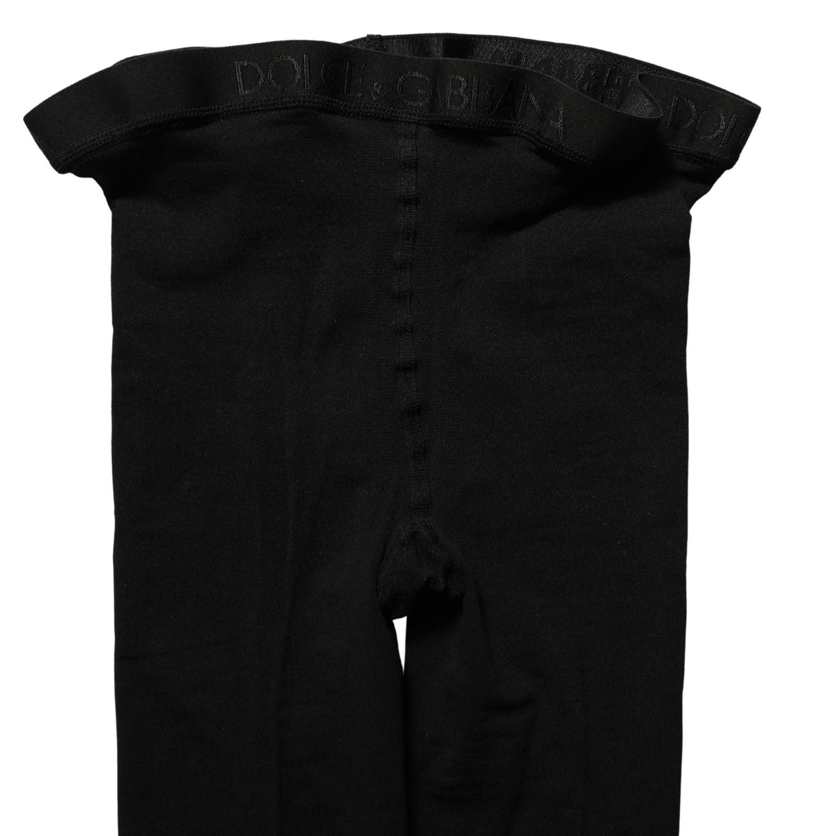 Dolce & Gabbana Black Nylon Tights Stockings Pantyhose Socks
