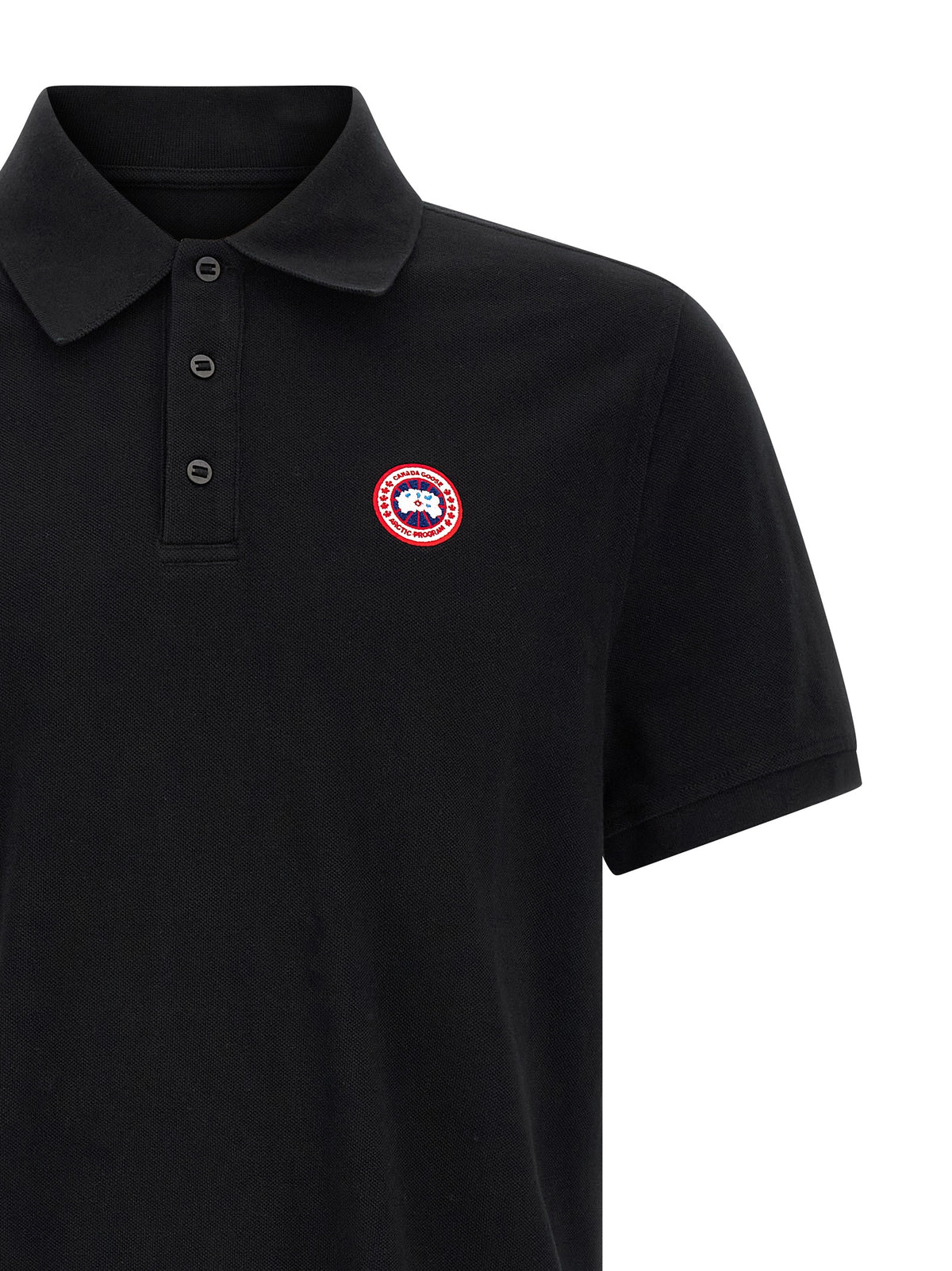 Canada Goose Black Cotton Polo Shirt