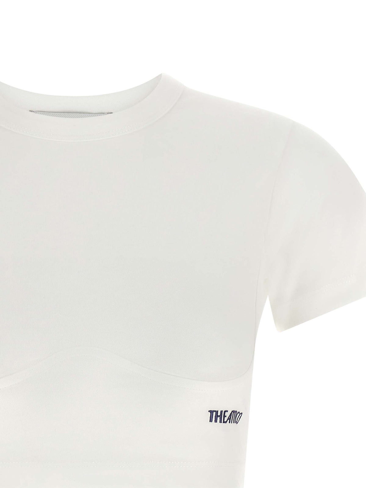 The Attico White Cotton T-Shirt