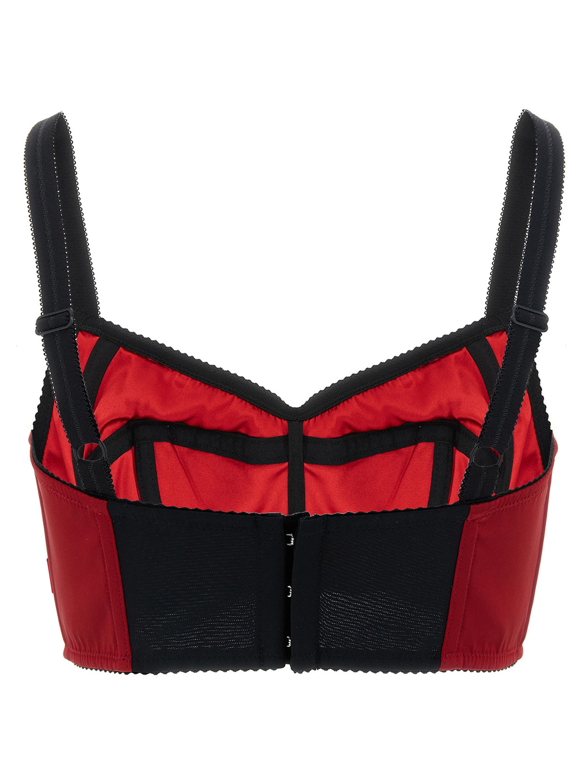 Dolce & Gabbana Red Acetate Tank Tops