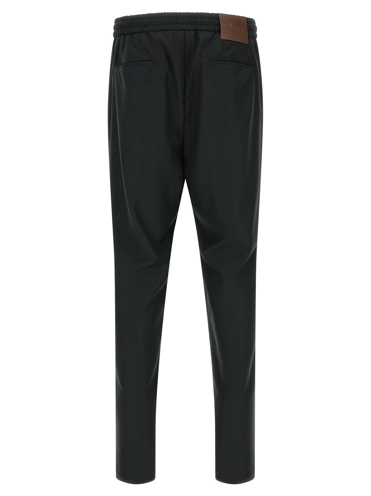 Kiton Gray Wool Casual Pants