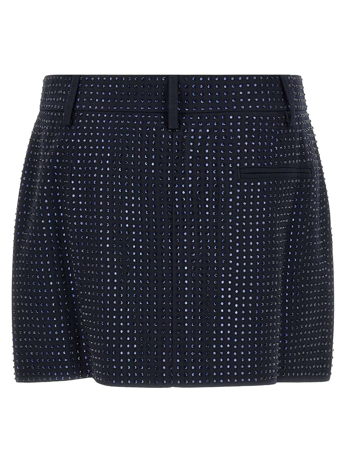 PINKO Blue Polyester Long Skirt