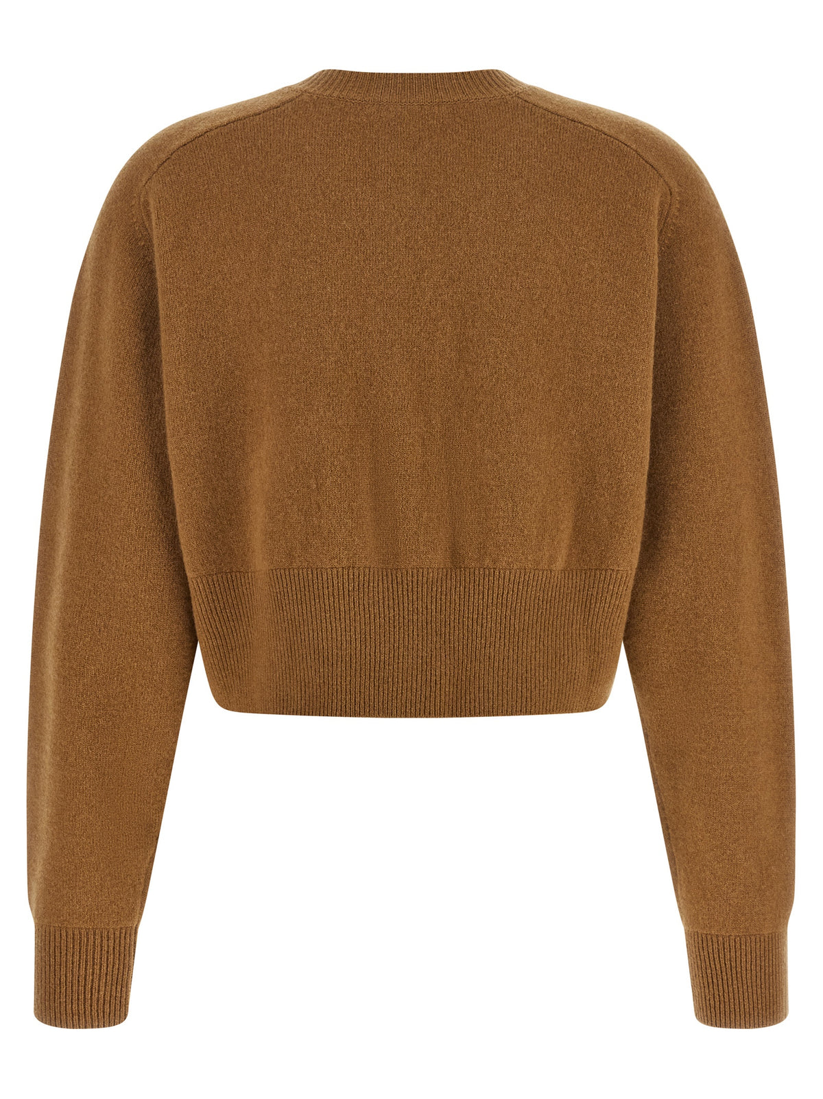 Elisabetta Franchi Brown Wool Cardigan