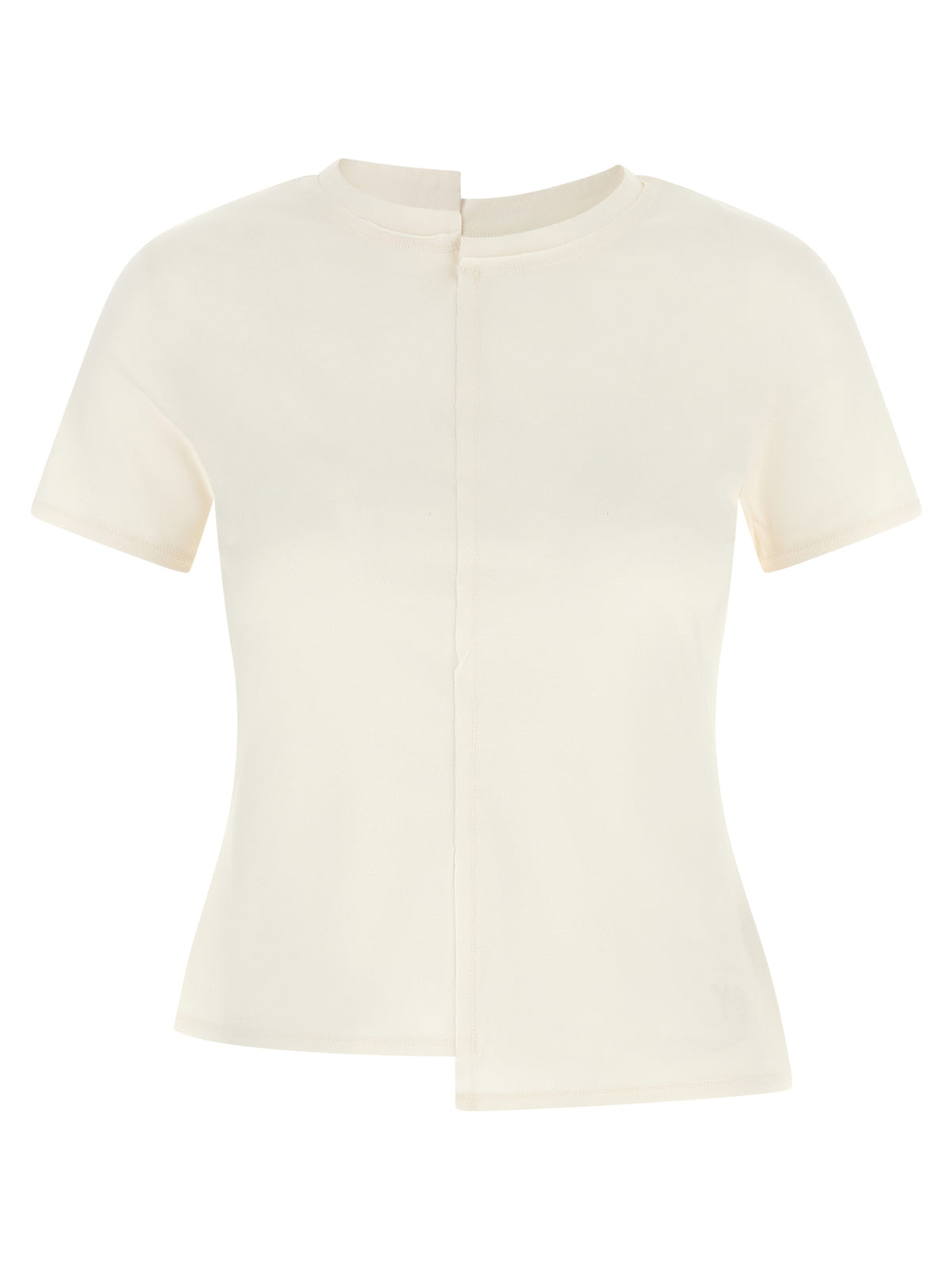 Y-3 White Cotton T-Shirt