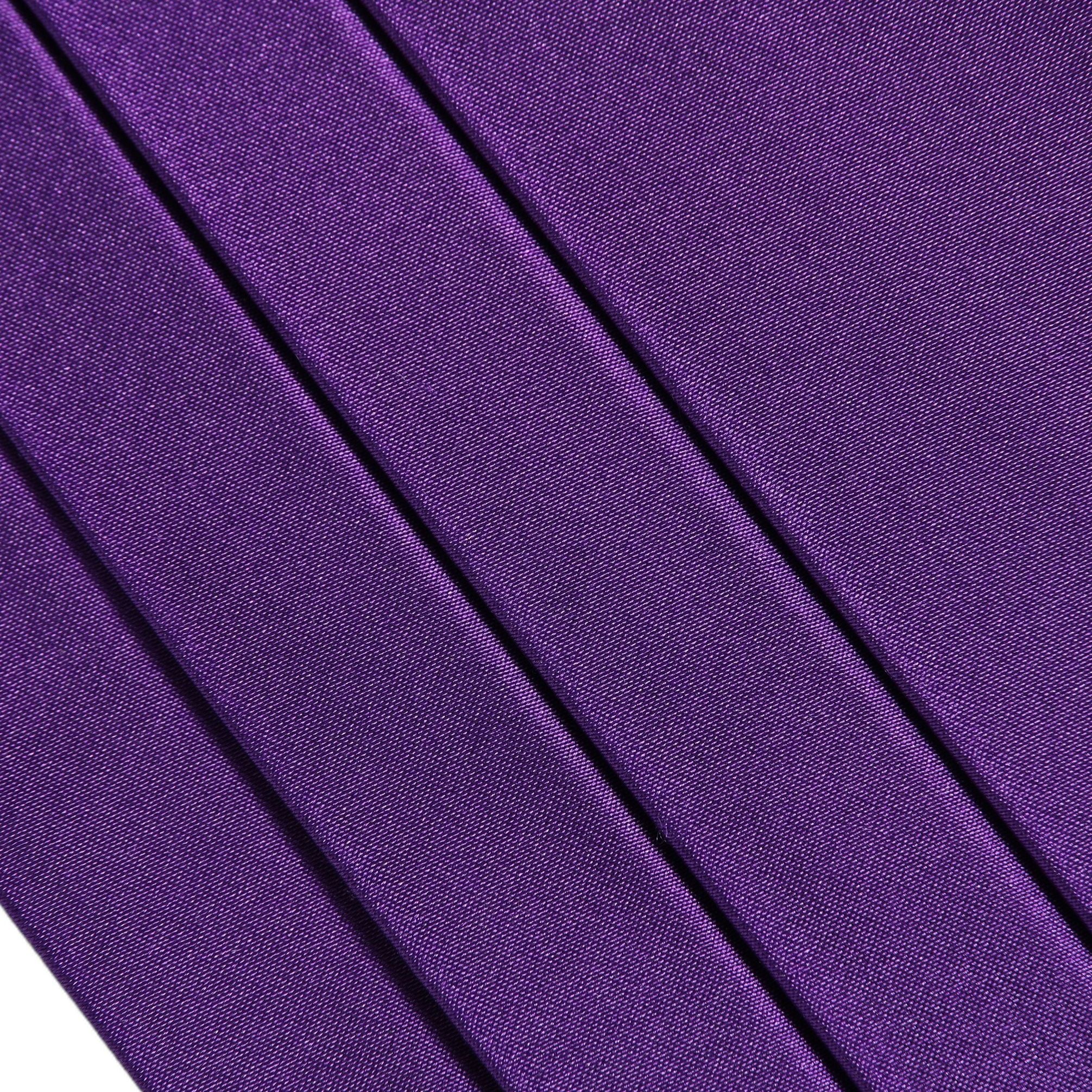 Dolce & Gabbana Violet Men 100% Silk Belt Waist Cummerbund