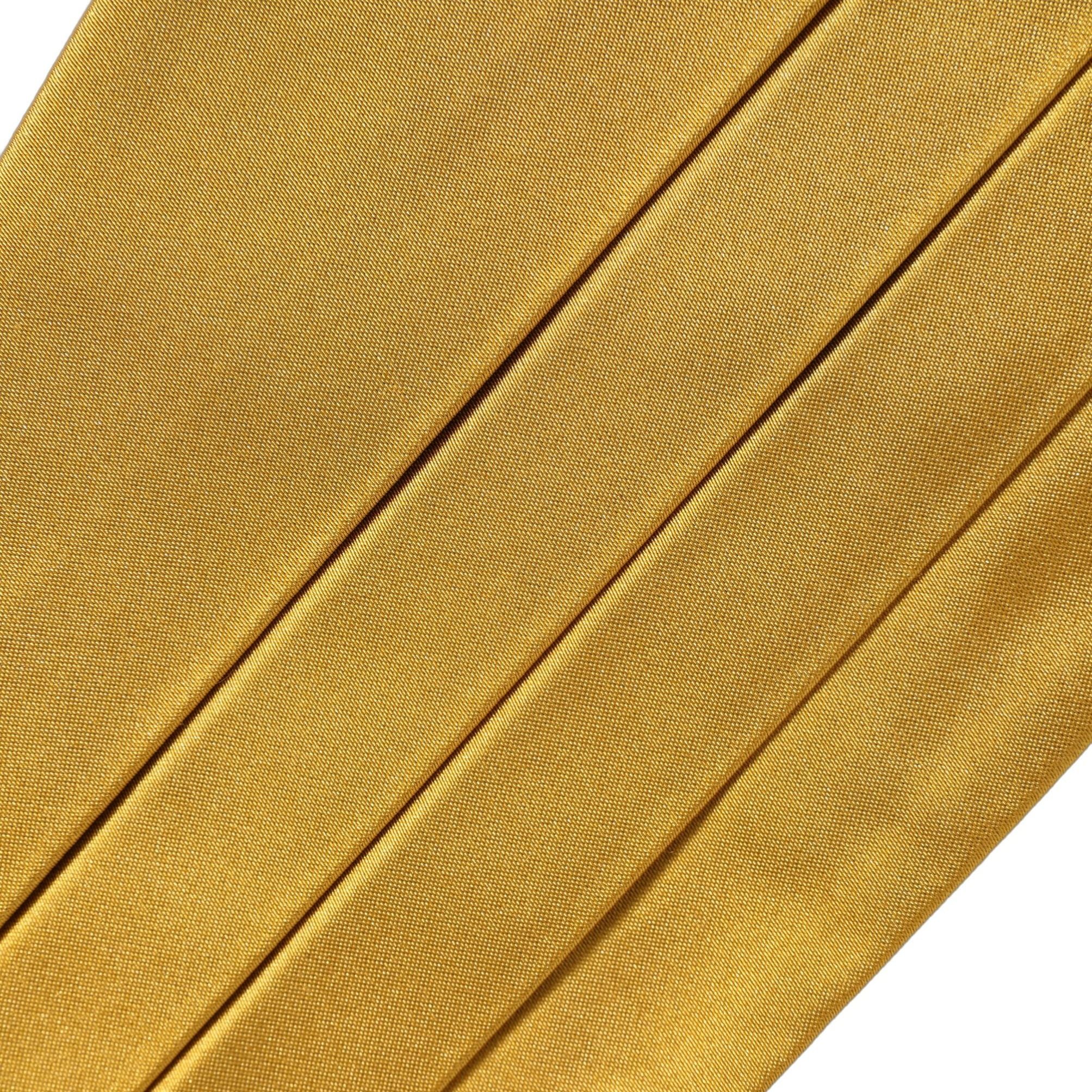 Dolce & Gabbana Gold Men 100% Silk Belt Waist Cummerbund