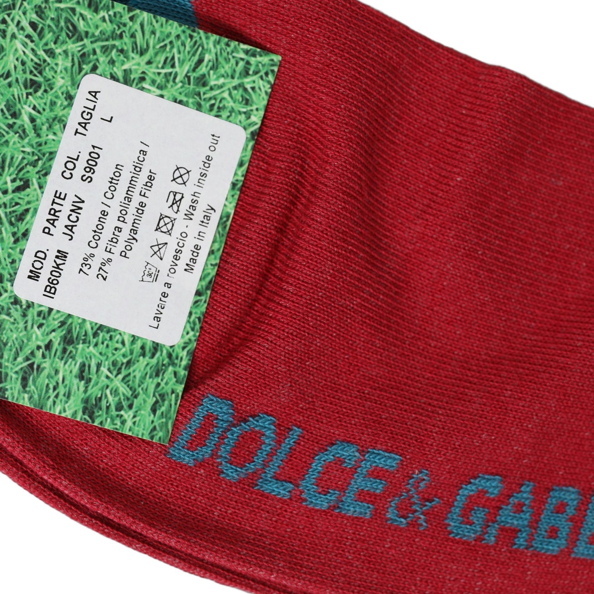 Dolce & Gabbana Men Multicolor Cotton Mid Calf Accessory Socks