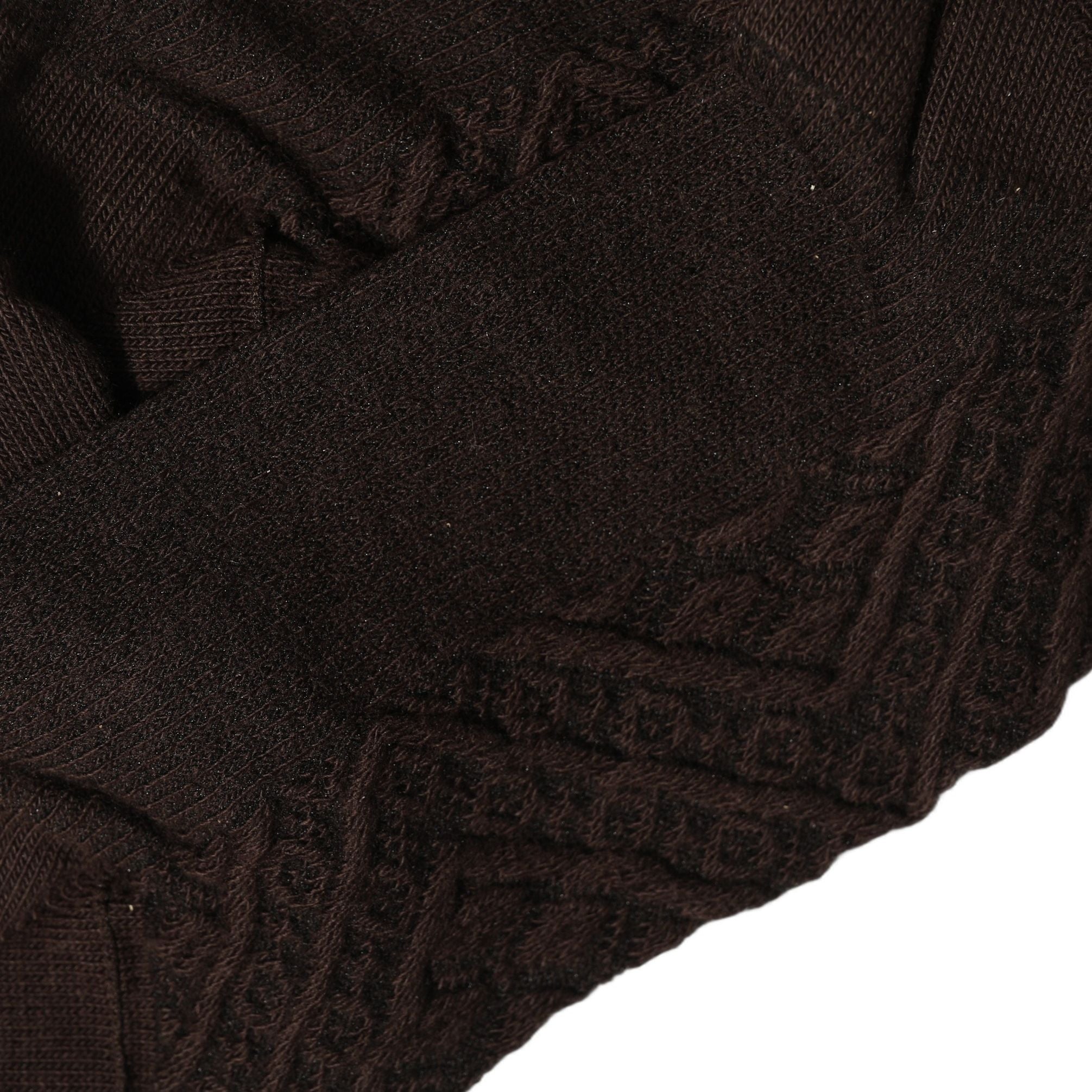 Dolce & Gabbana Dark Brown Cotton Knit Knee High Accessory One Size Socks