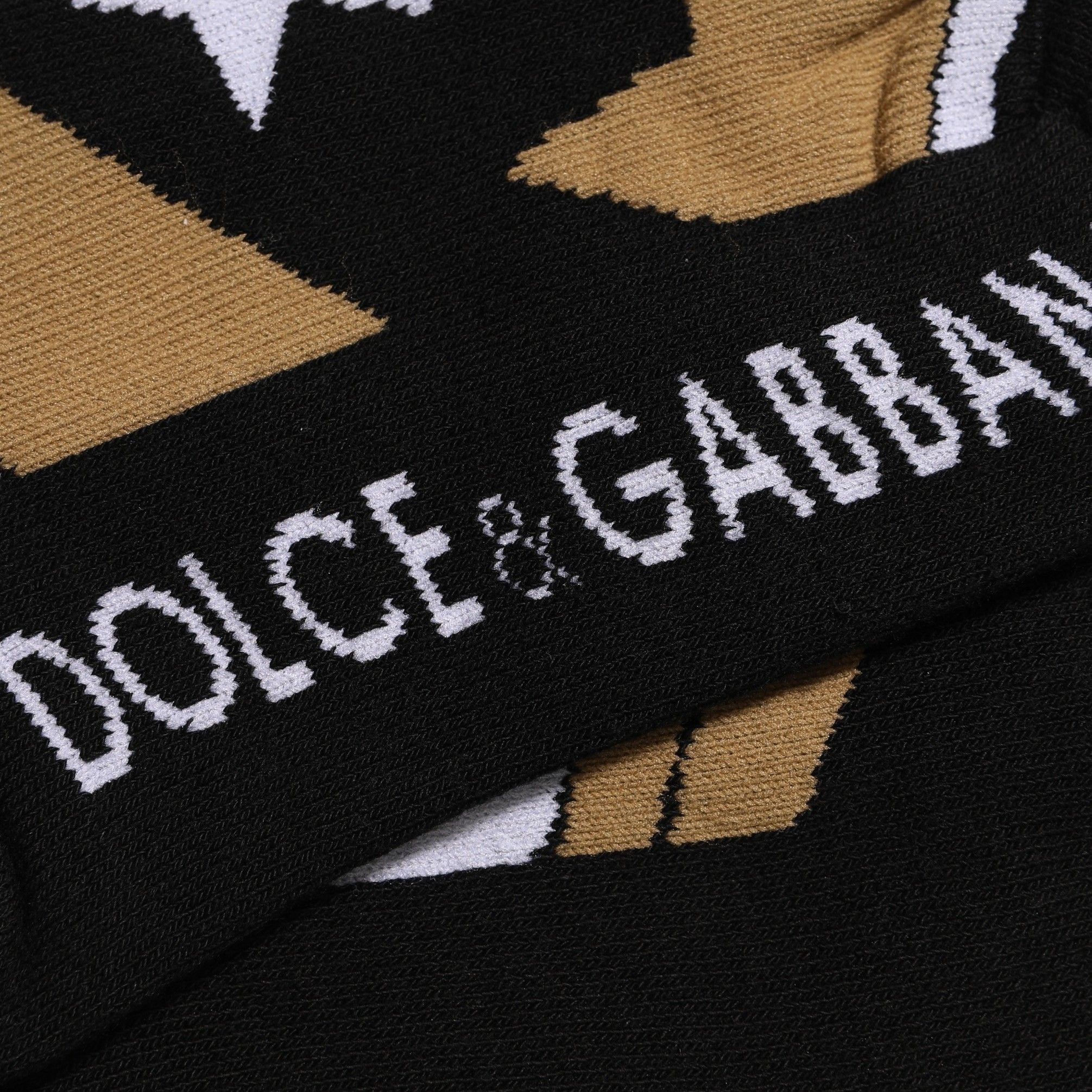 Dolce & Gabbana White Polka Dot Over The Calf Accessory Socks