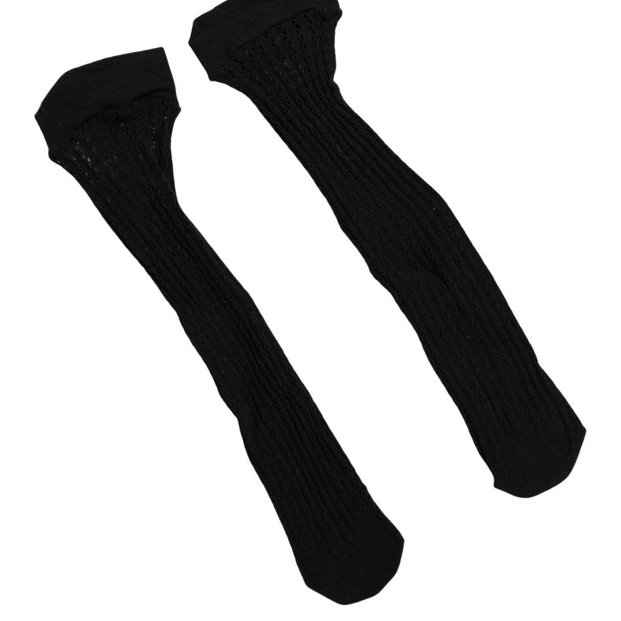Dolce & Gabbana Black Nylon Logo Calf Long Women Accessory Socks