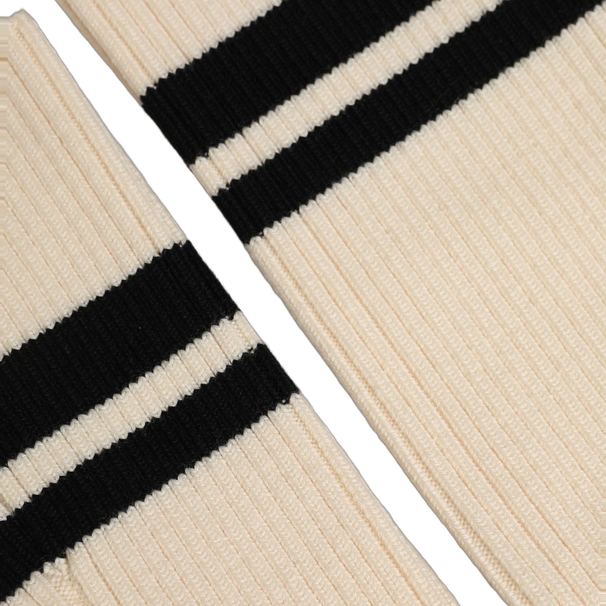 Dolce & Gabbana Cream Wool Thigh High Leg Warmer Accessory Socks