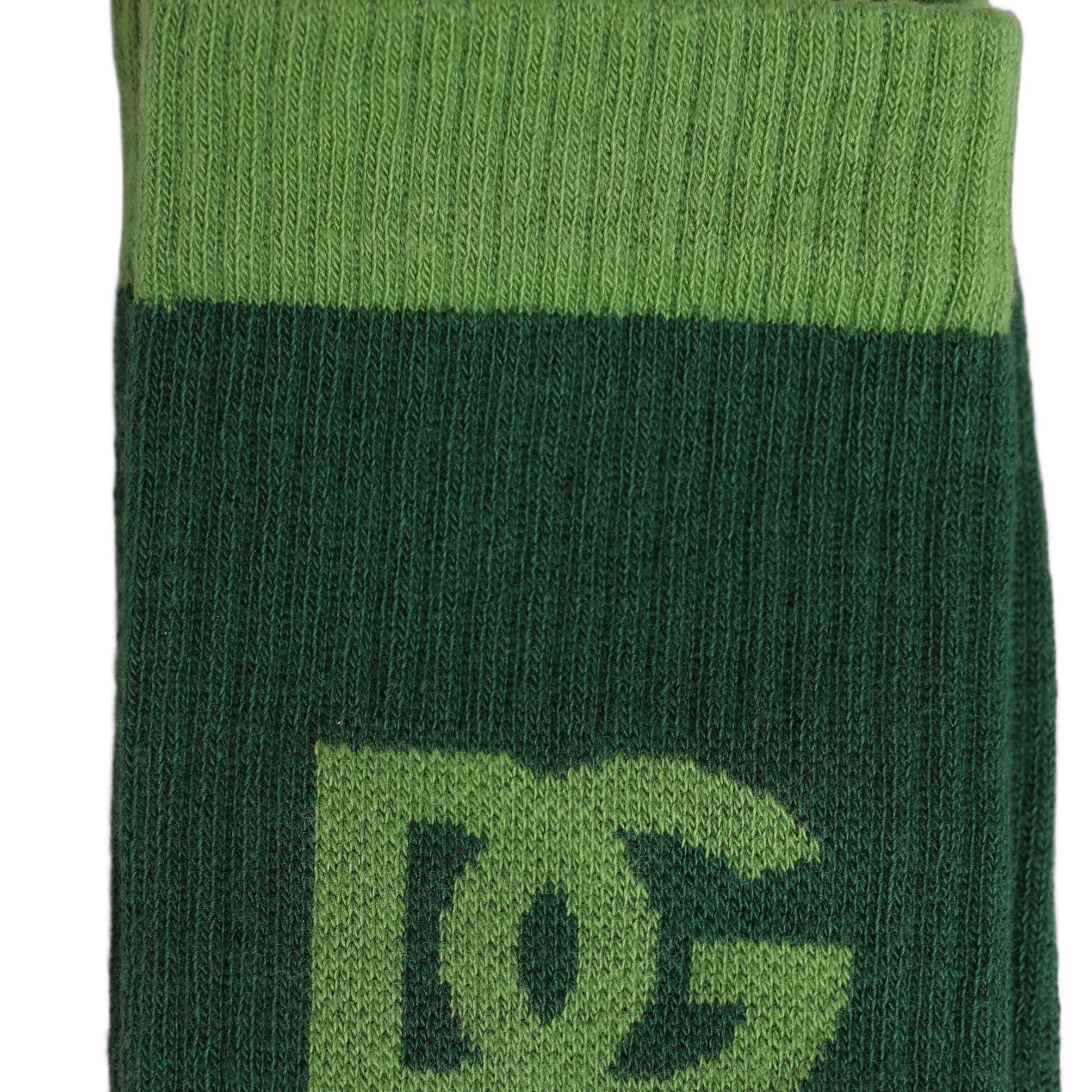 Dolce & Gabbana Green DG Logo Nylon Mid Calf Accessory Socks