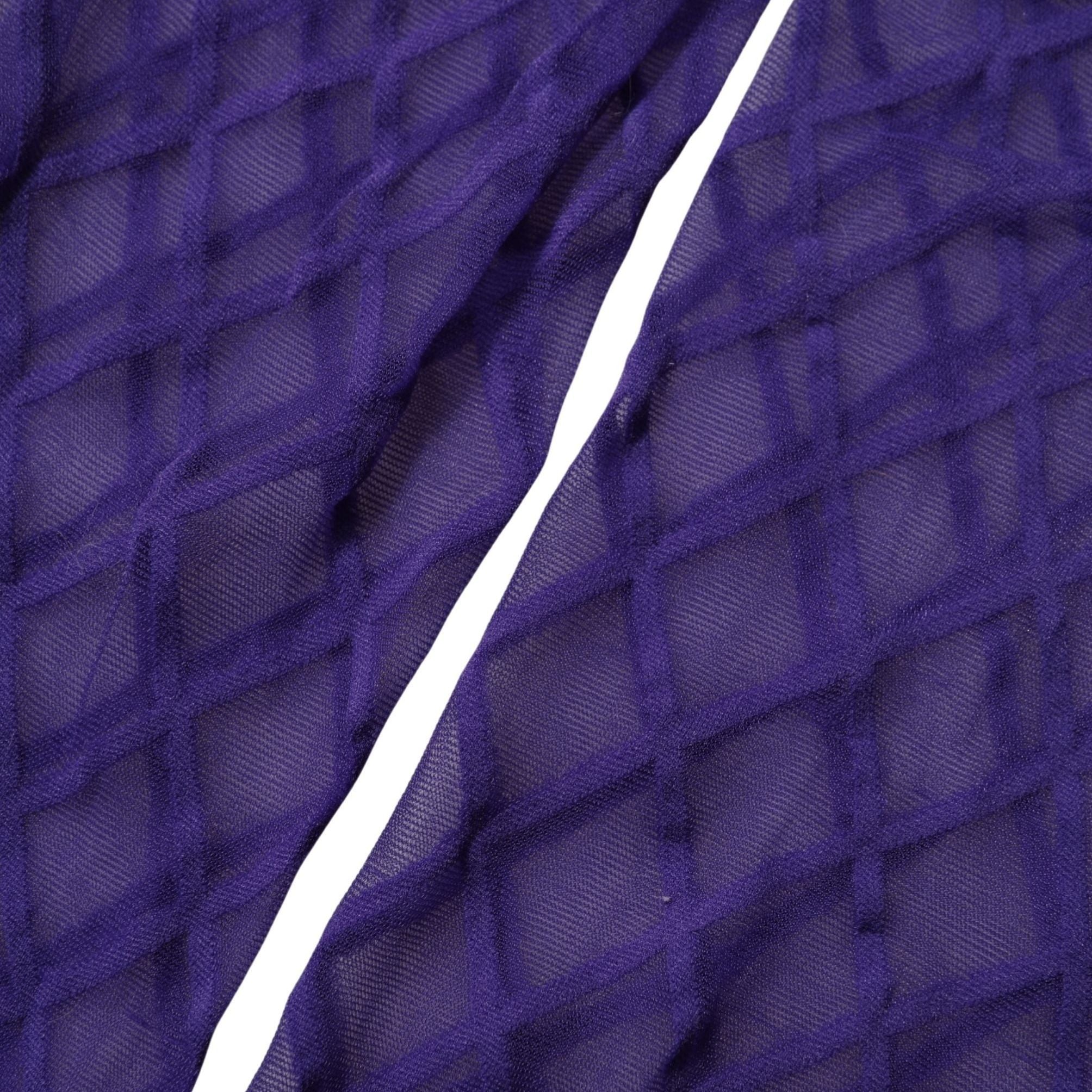Dolce & Gabbana Purple Nylon Fishnet Pantyhose Stockings Socks
