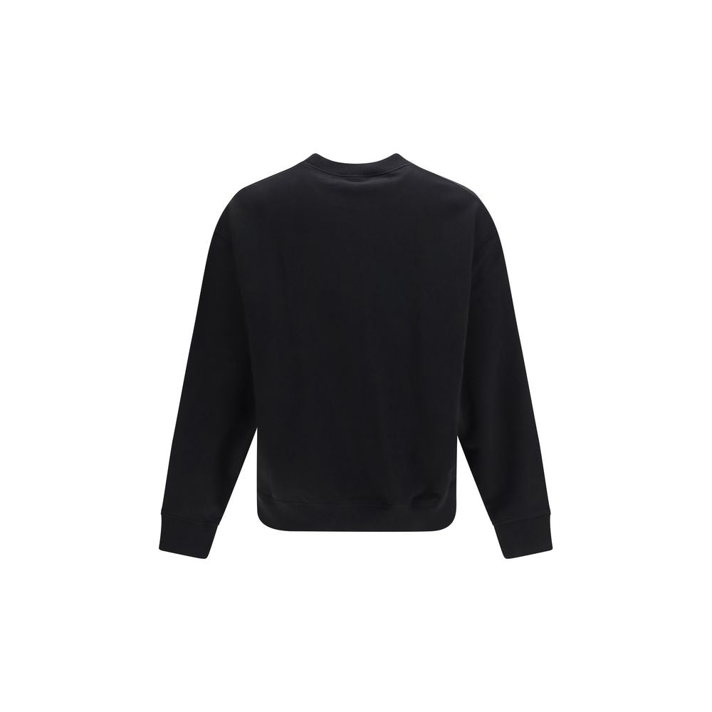Palm Angels Black Cotton Sweatshirt