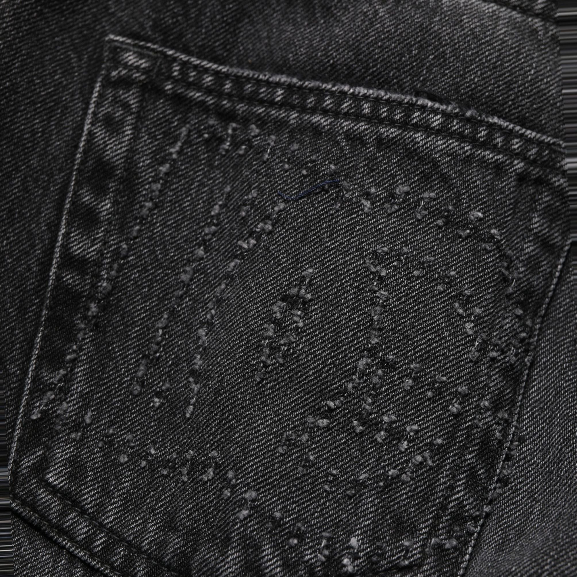 Dolce & Gabbana Dark Gray Cotton WideLeg Oversize Denim Jeans