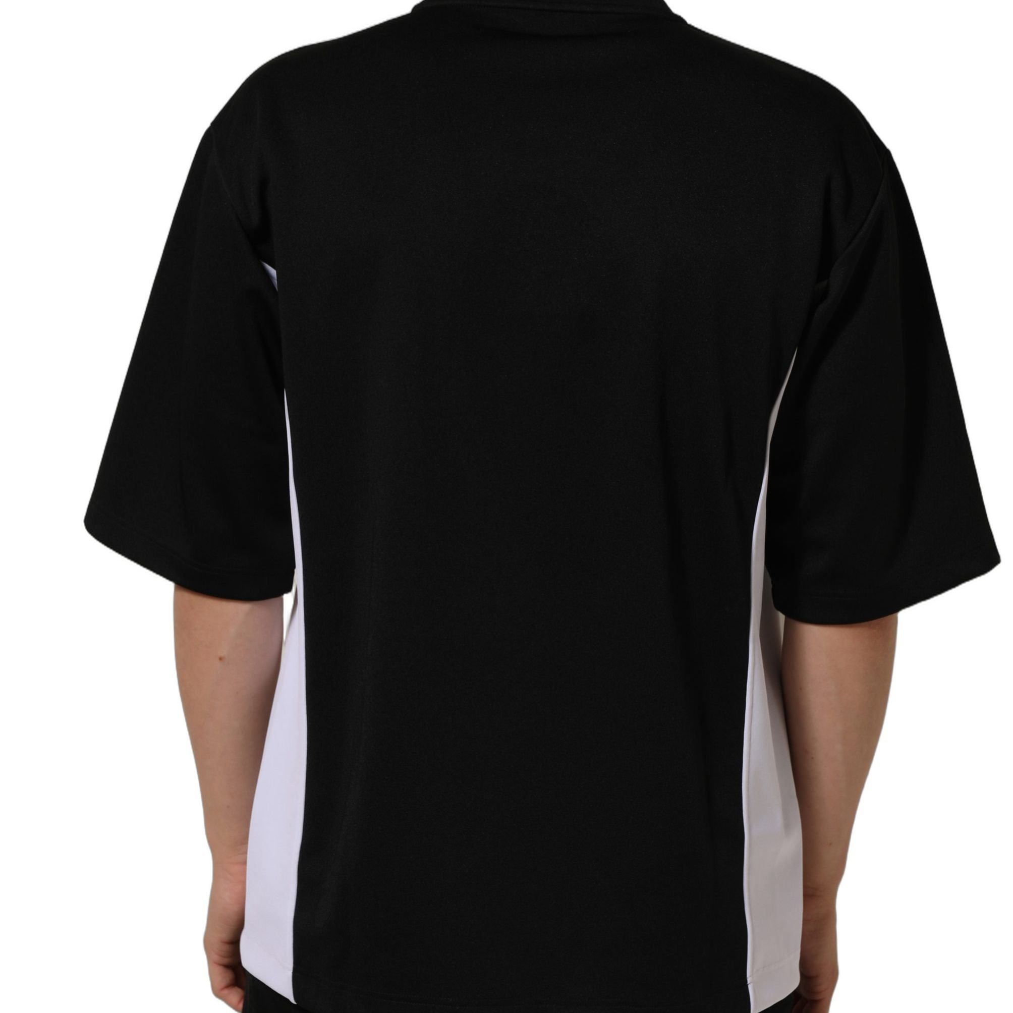Dolce & Gabbana Black Polyester DGVIB3 Oversized Jersey T-shirt