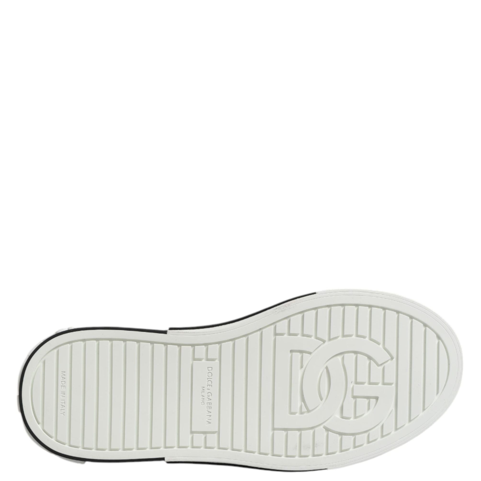Dolce & Gabbana White Perforated Custom 2.Zero Sneakers Shoes