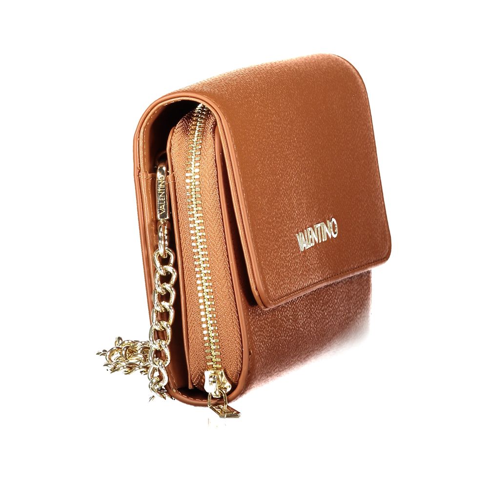 Mario Valentino Brown Polyurethane Women's Wallet