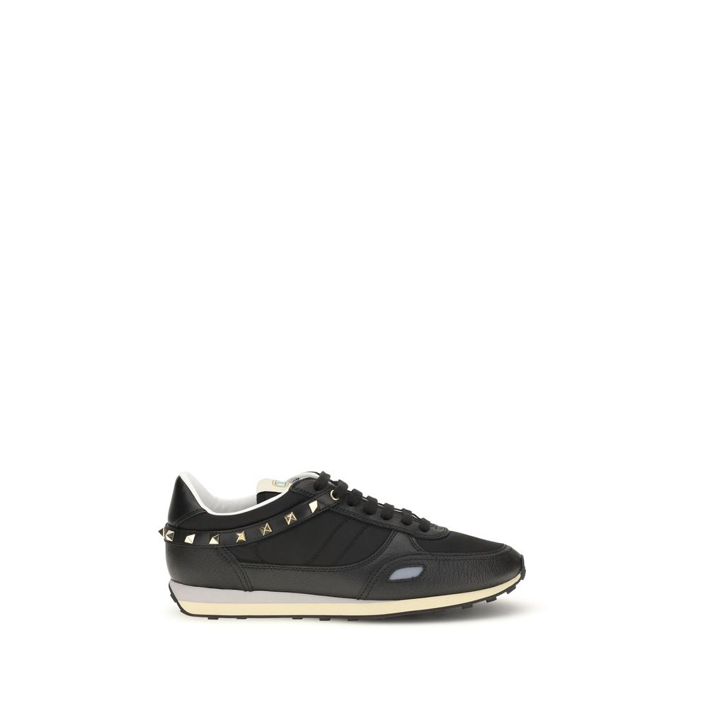 Valentino Garavani Black Polyamide Athletic Sneakers
