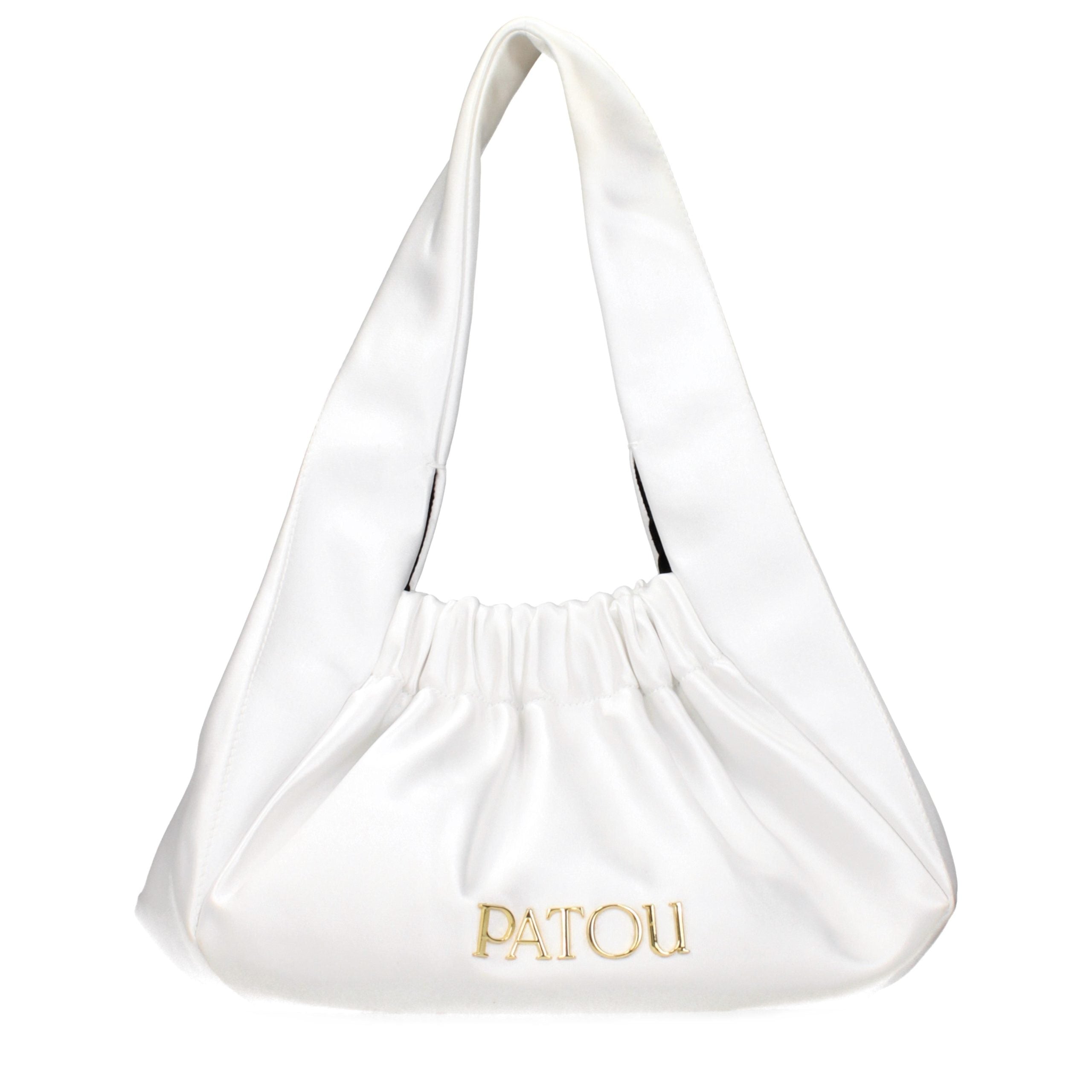Patou White Fabric Handbag