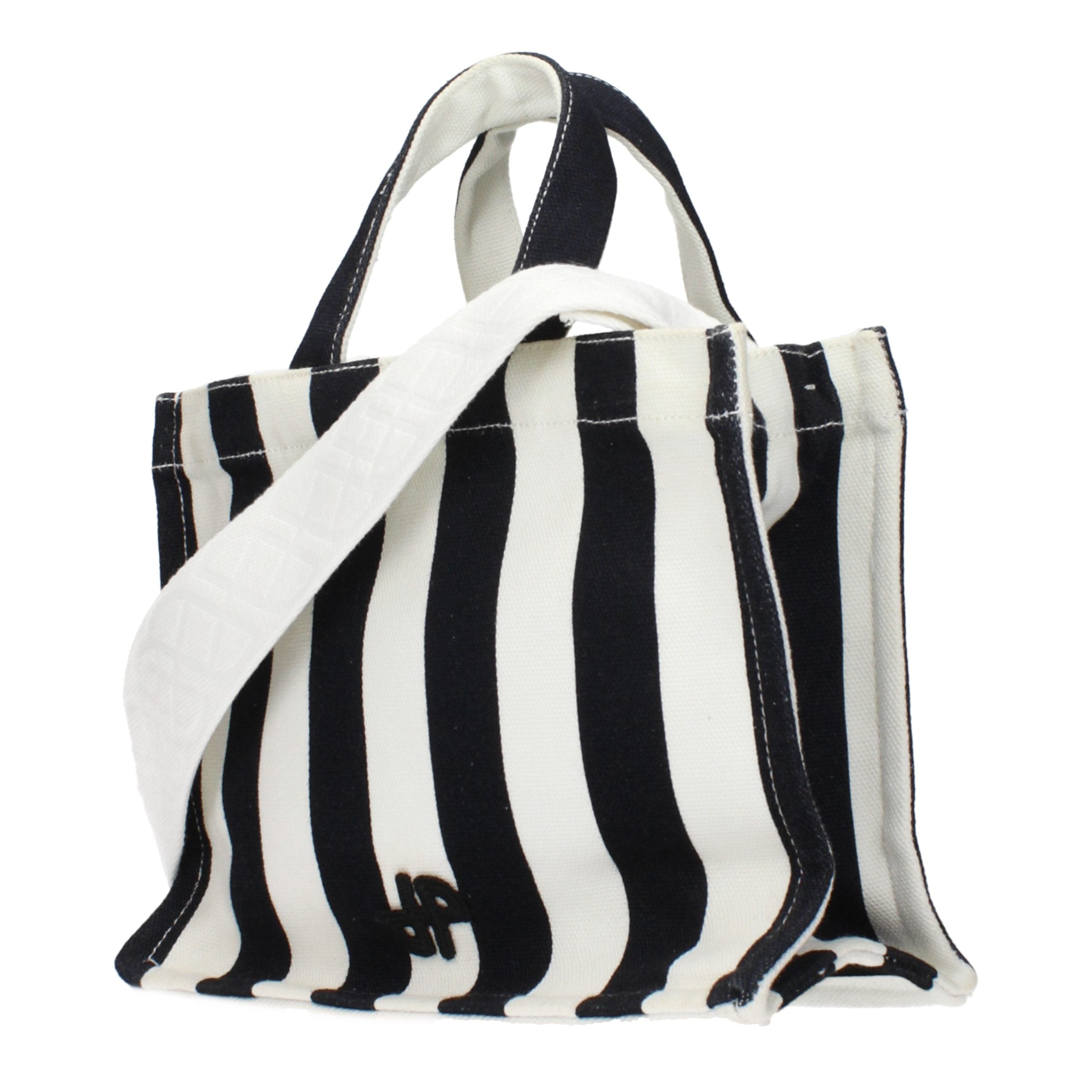 Patou Black Fabric Handbag