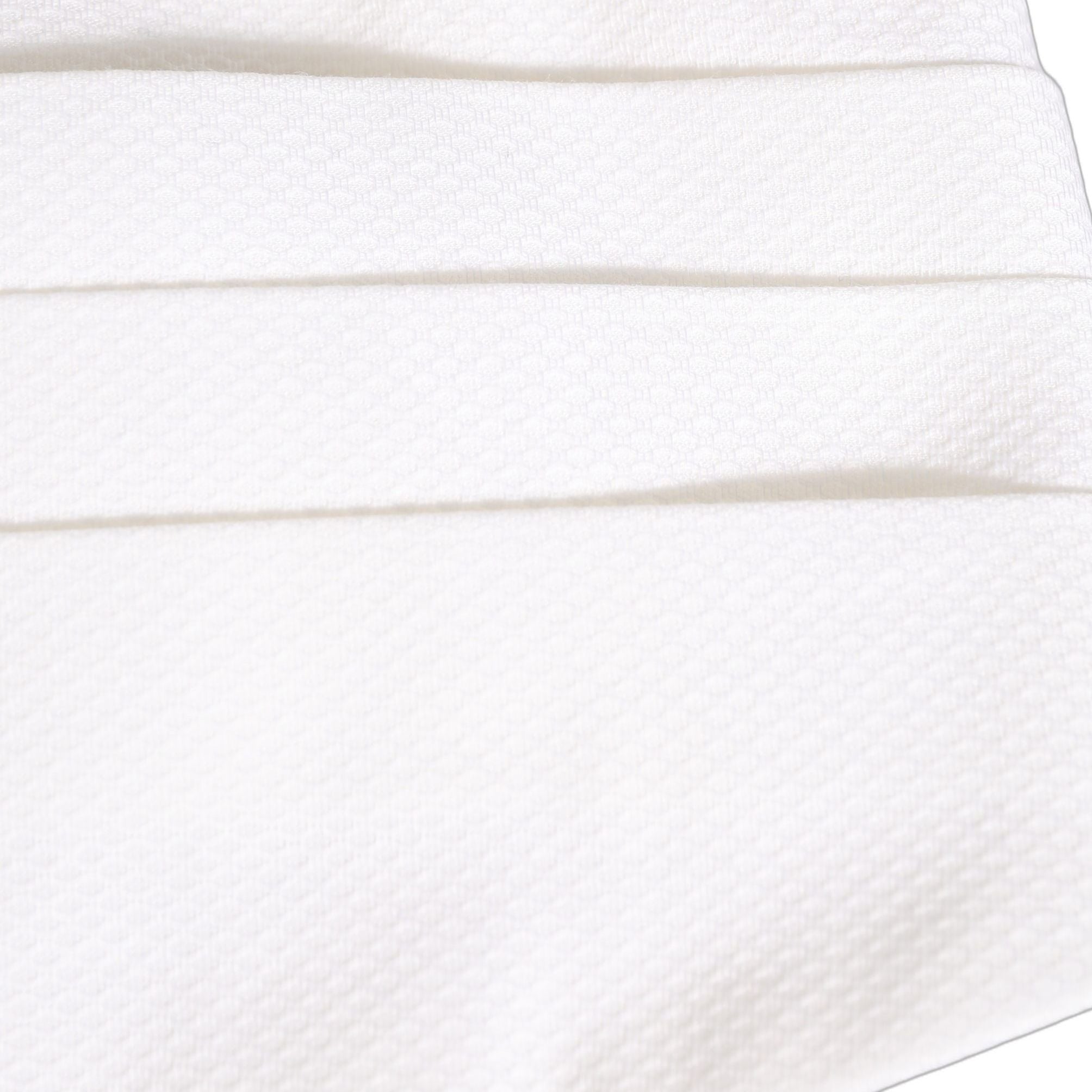 Dolce & Gabbana White Men Wide Waist Belt Cotton Cummerbund