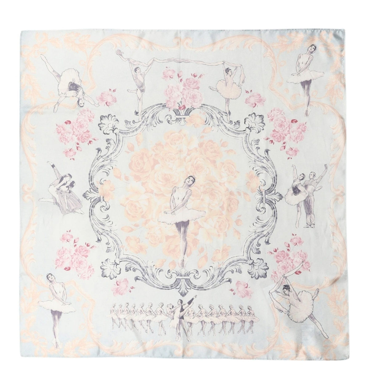Dolce & Gabbana Men Multicolor Ballerina Floral Foulard Scarf