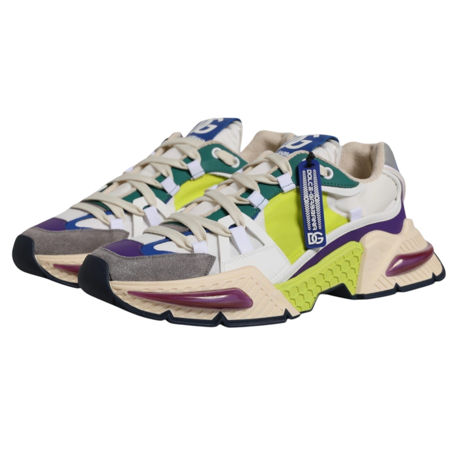 Dolce & Gabbana Multicolor Airmaster Low Top Sneakers Shoes