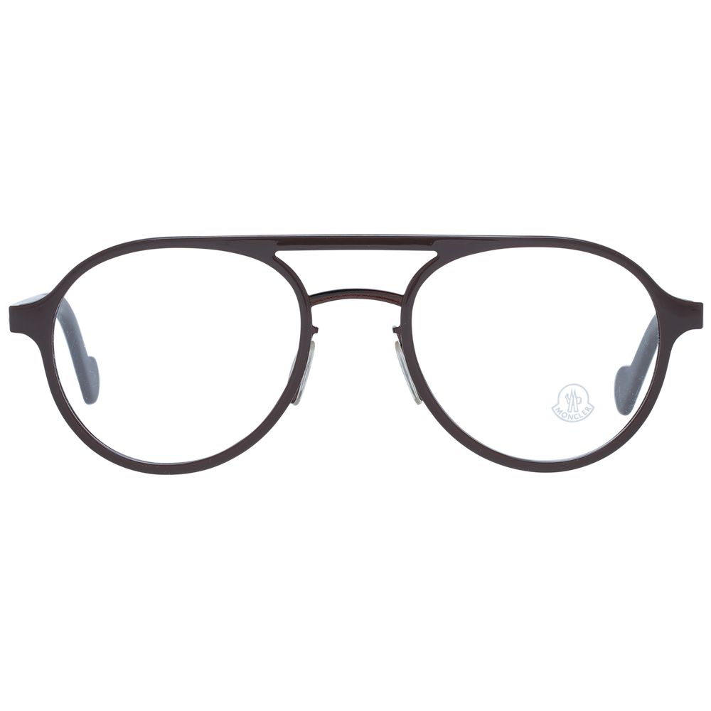 Moncler Brown Metal Glasses (Frames)
