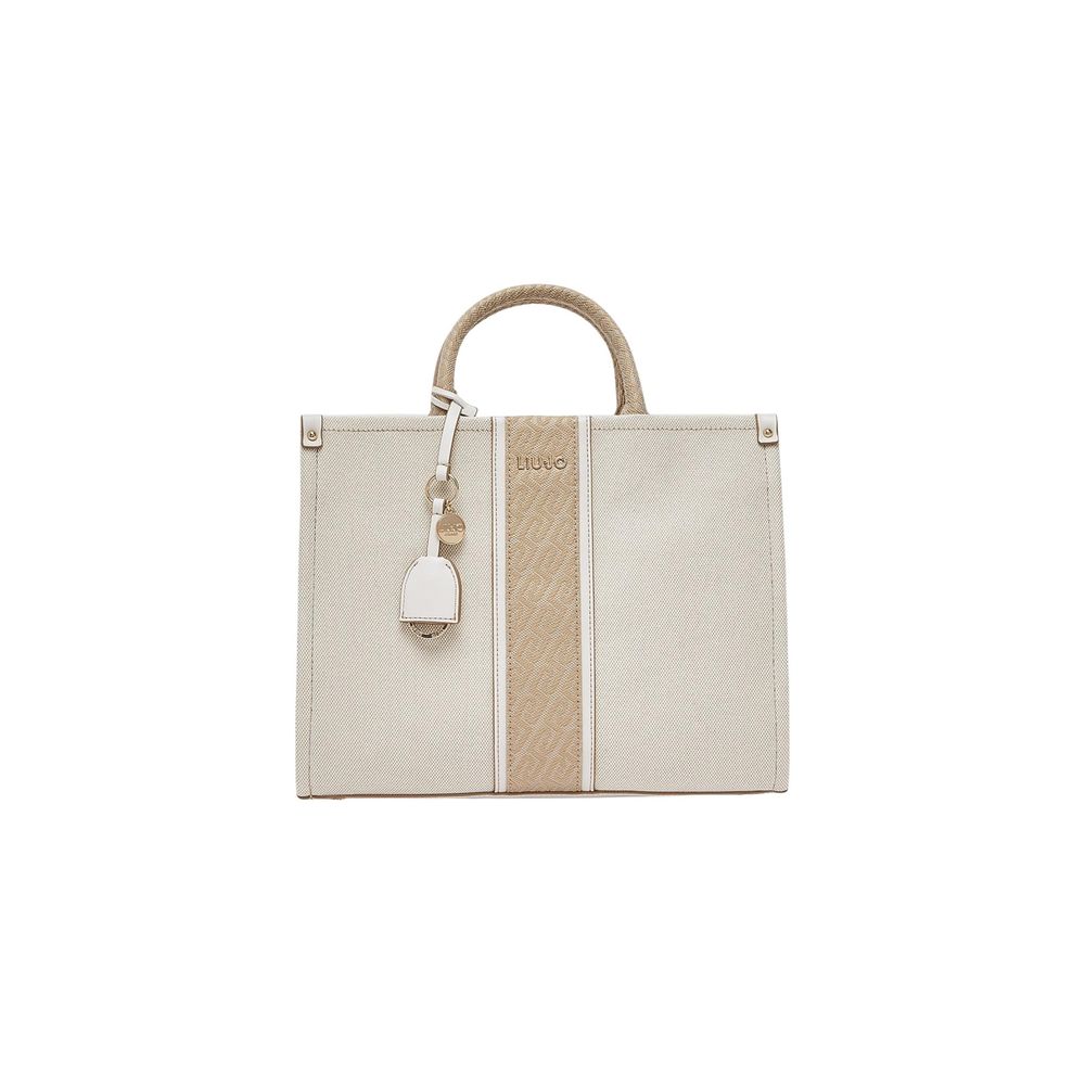 Liu Jo Beige Cotton Handbag