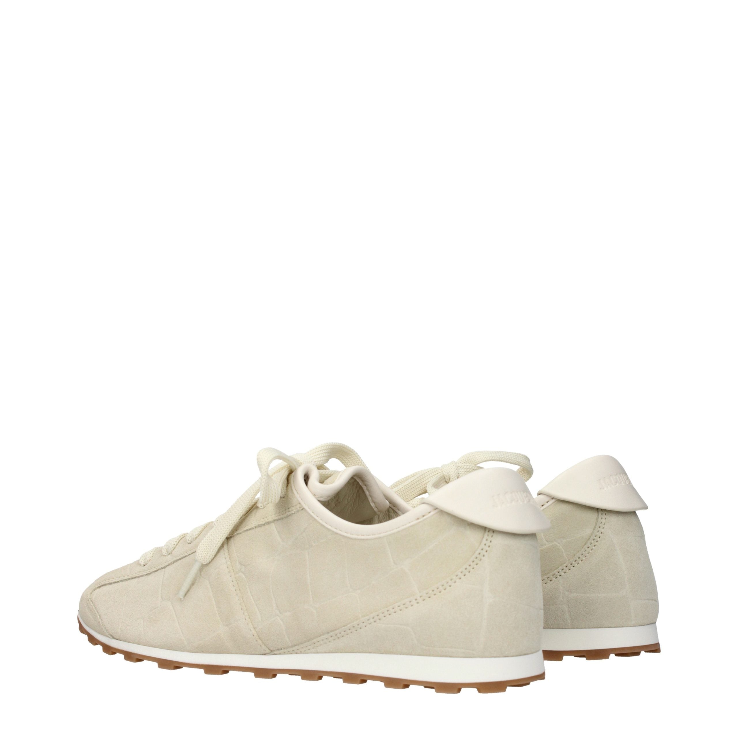Jacquemus Beige Leather Sneakers