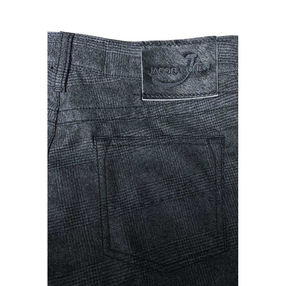 Jacob Cohen Blue Wool Women's Pants
