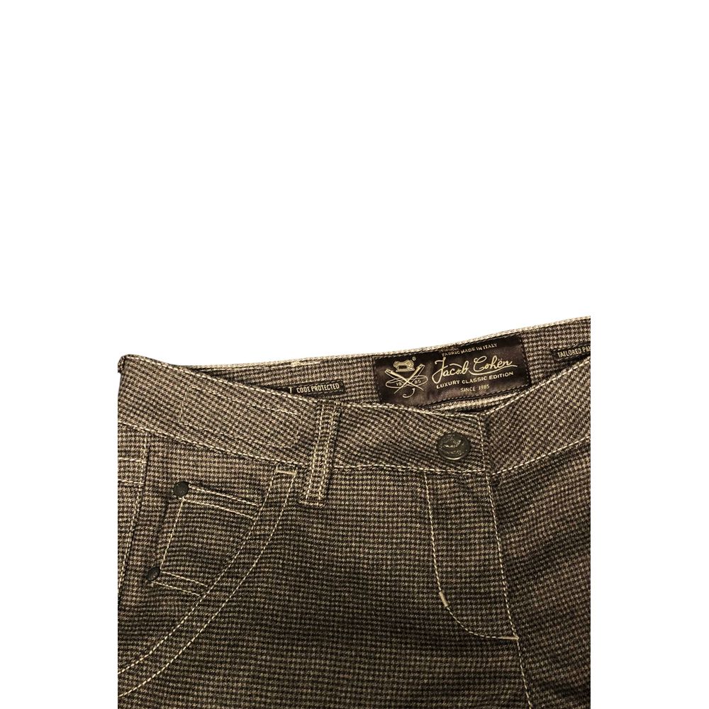 Jacob Cohen Brown Wool Women Pants