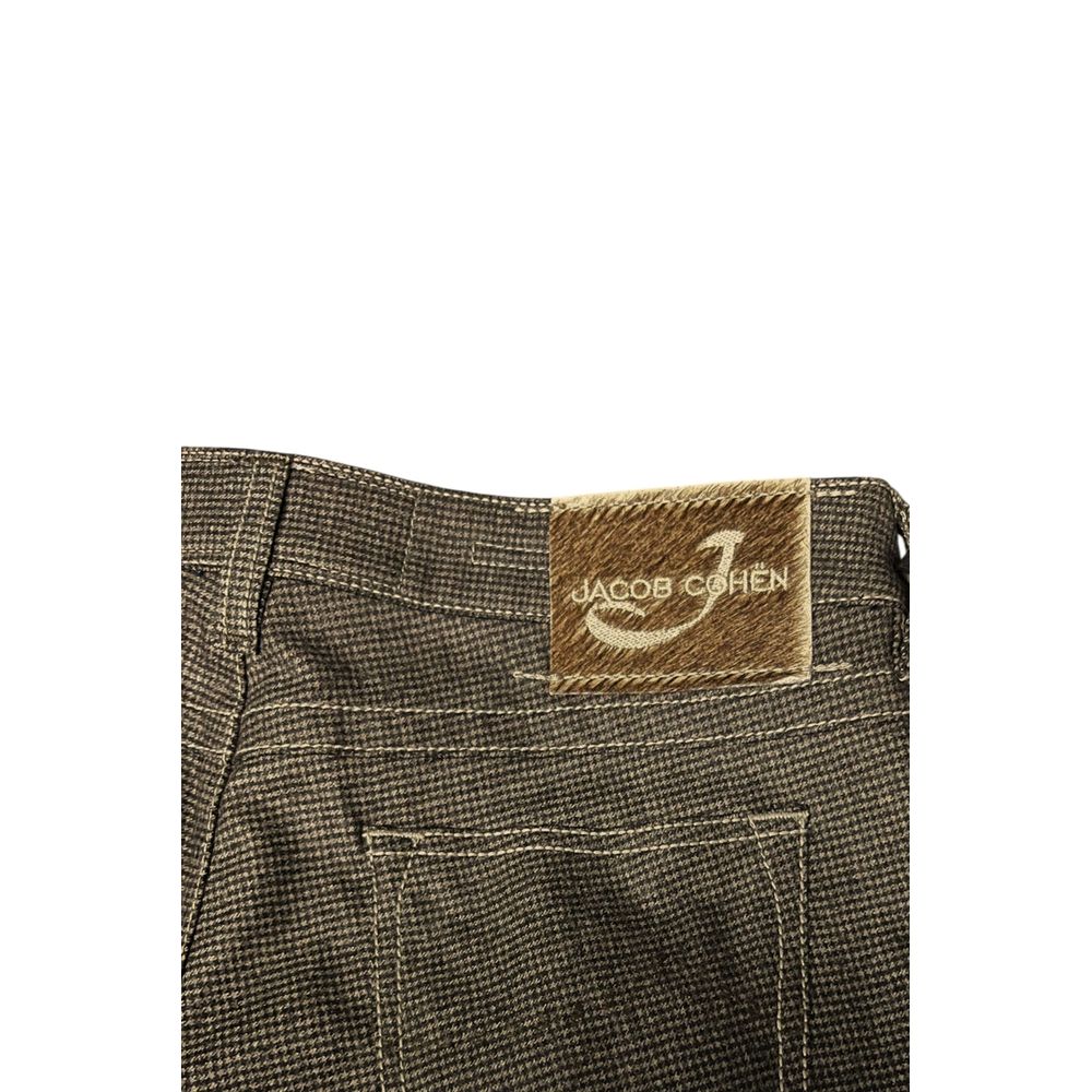Jacob Cohen Brown Wool Women Pants