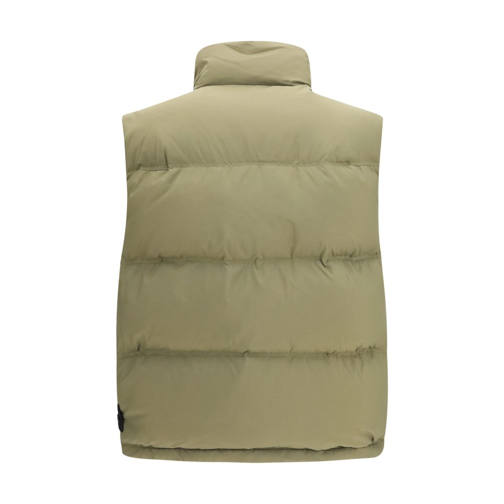 Stone Island Bicolor Polyamide Sleeveless Jacket