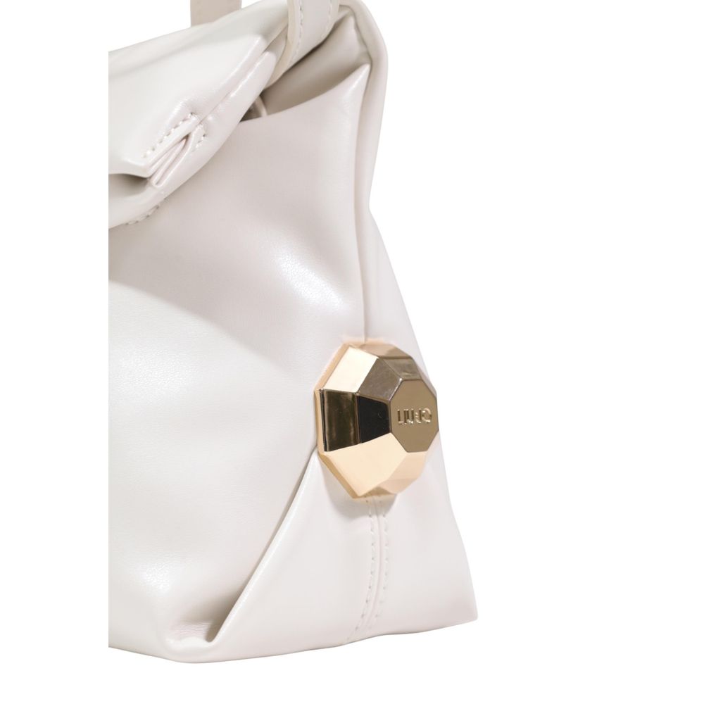 Liu Jo Cream Polyethylene Clutch Bag