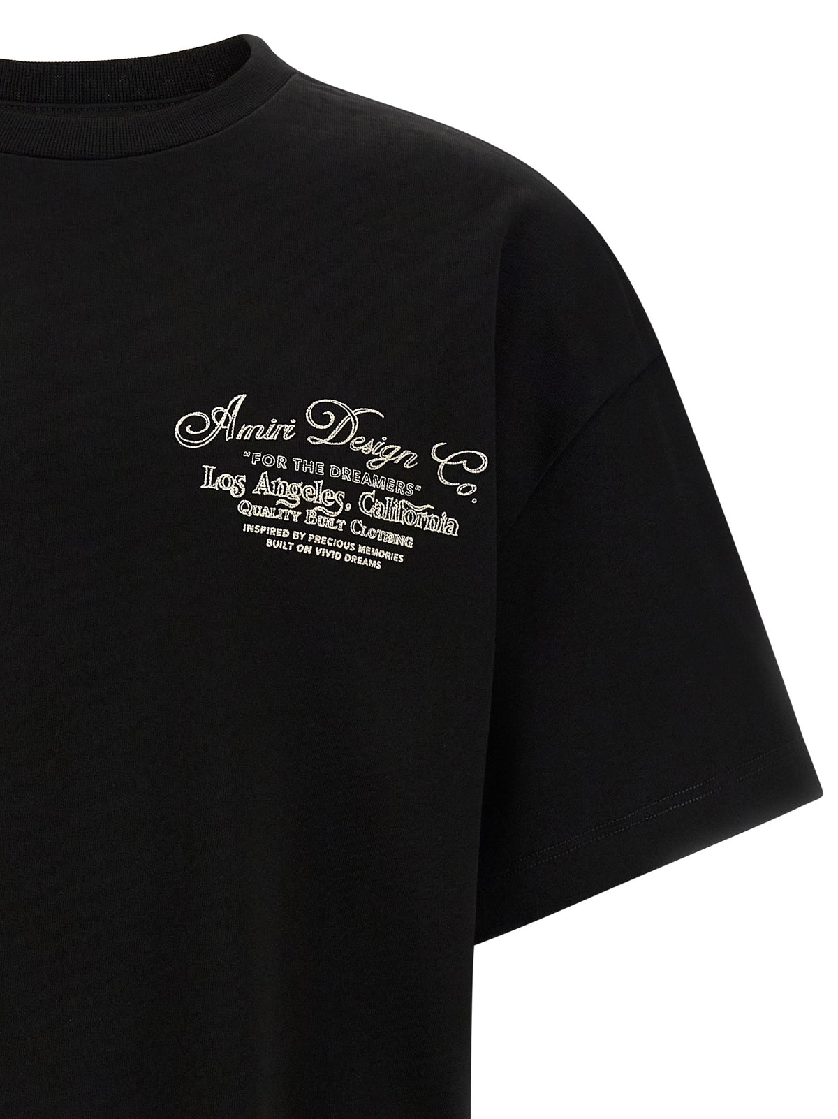 Amiri Black Cotton T-Shirt