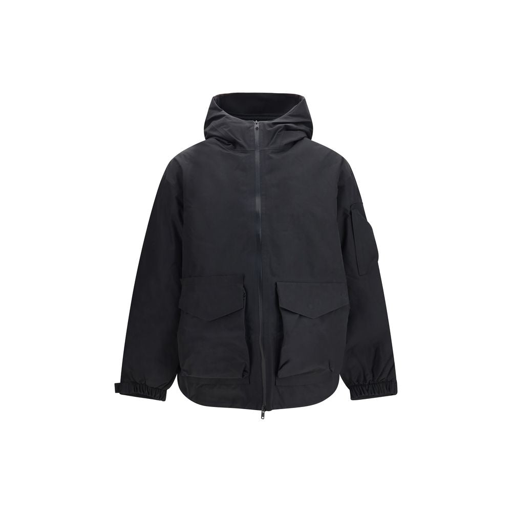 Y-3 Black Polyethylene Shell Jacket