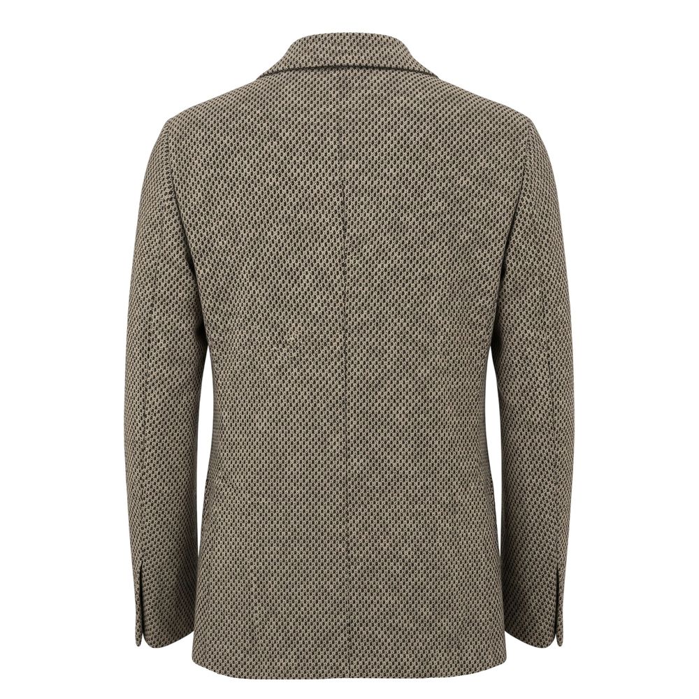 Roberto Pepe Luxury Beige Cotton Men Jacket