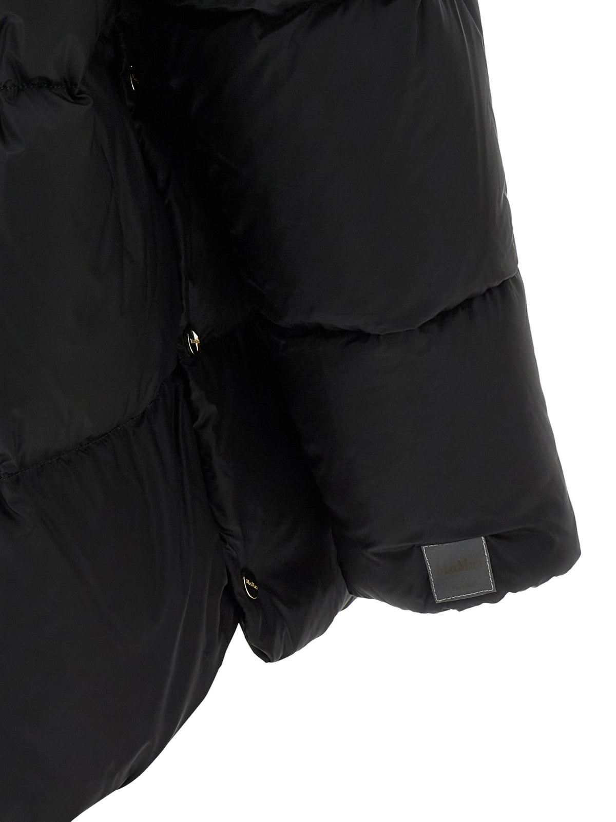 Max Mara Black Polyamide Full-Length Jacket