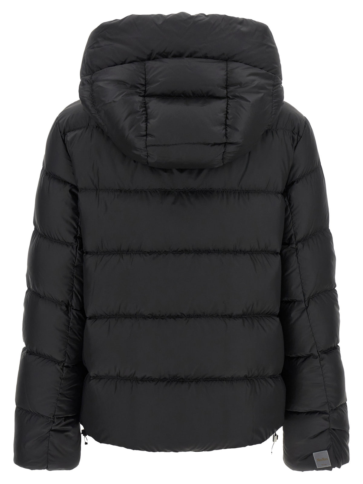 Max Mara Black Polyester Full-Length Jacket