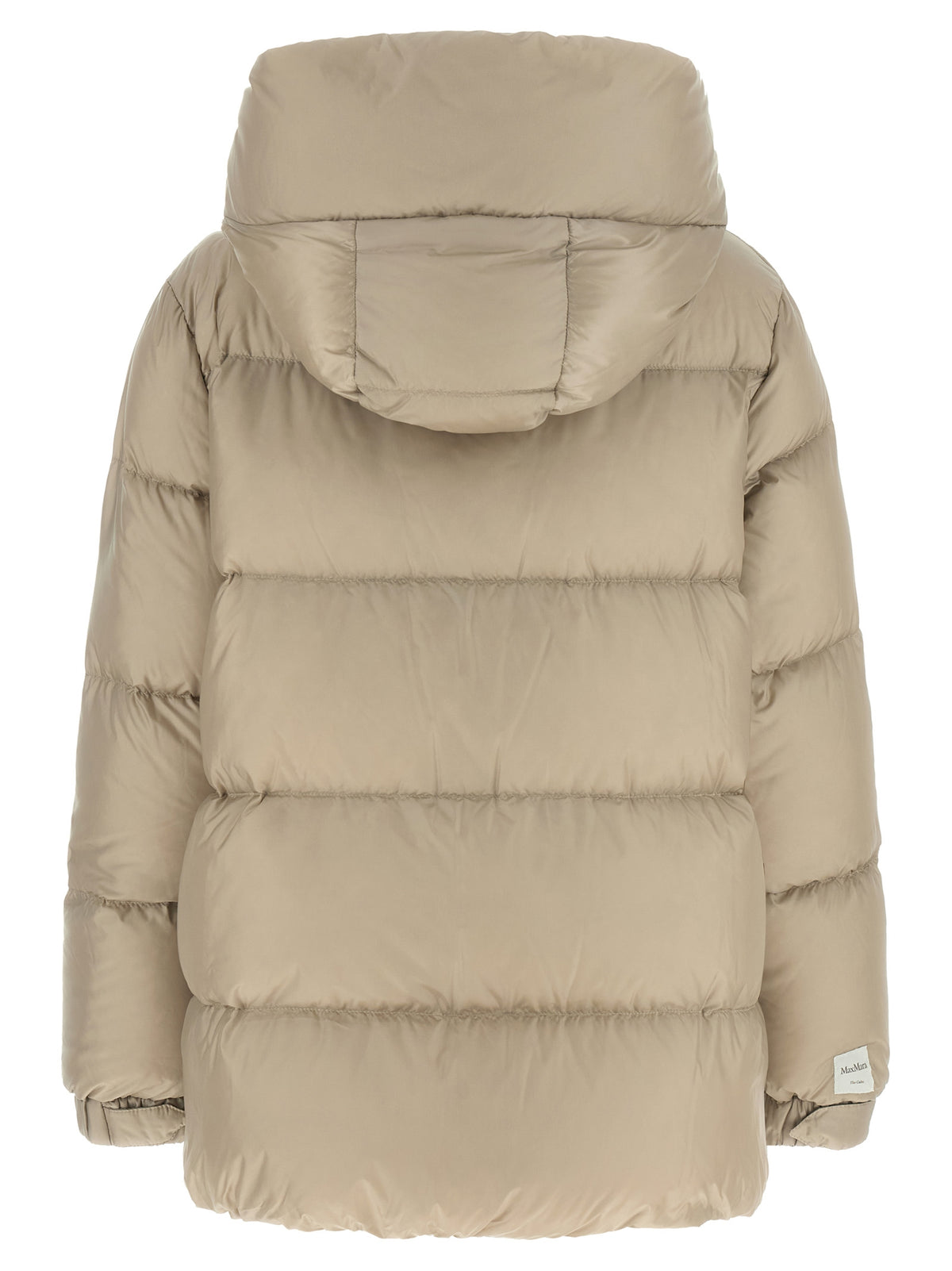 Max Mara Beige Polyester Full-Length Jacket