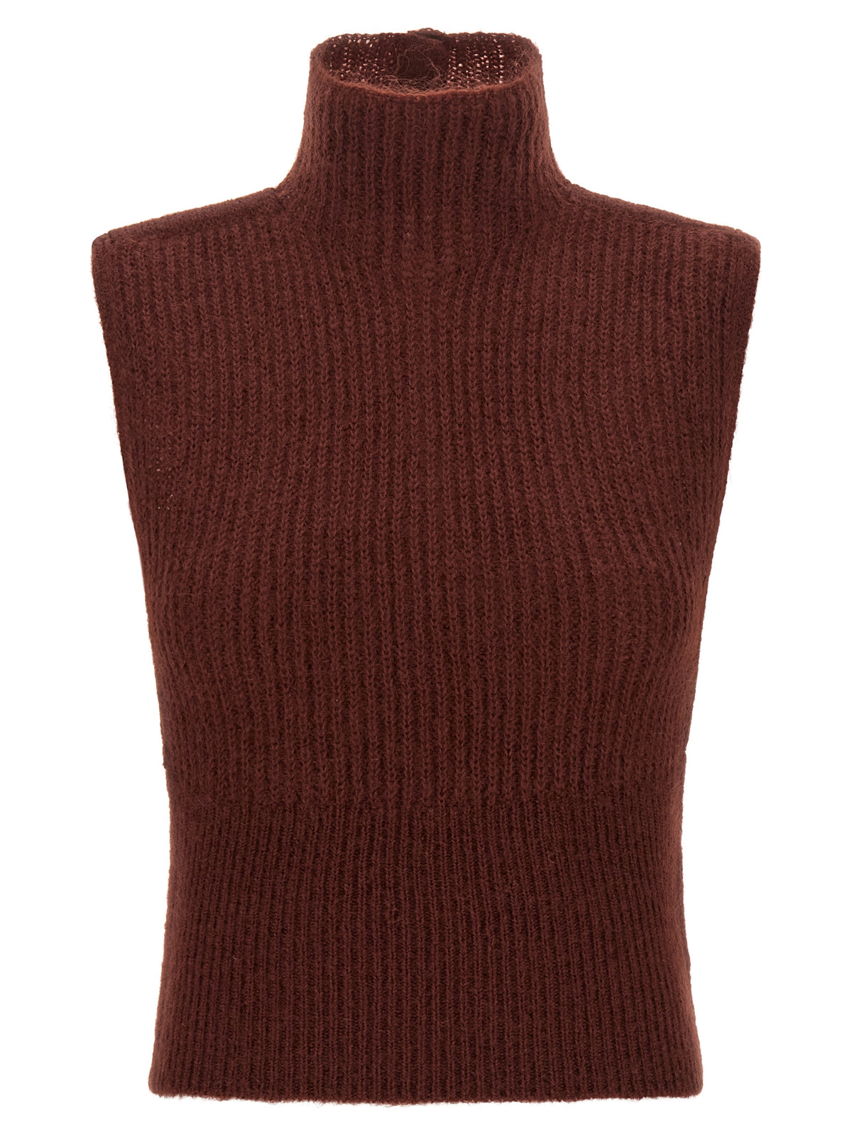 Max Mara Bordeaux Wool Cardigan