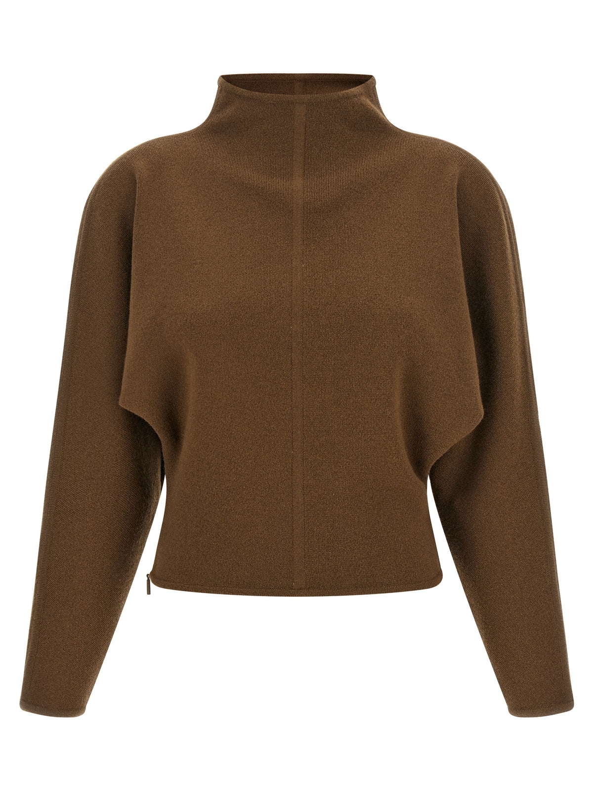 Max Mara Brown Virgin Wool Cardigan