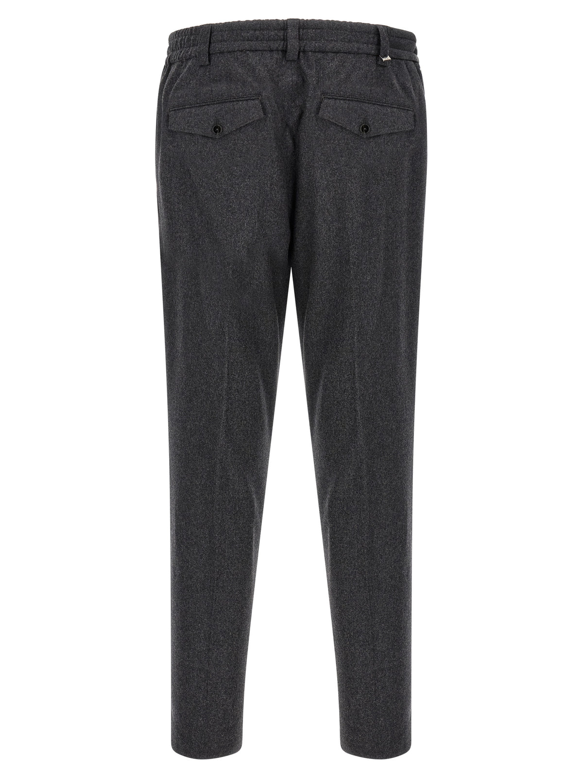 PT Torino Gray Virgin Wool Dress Pants